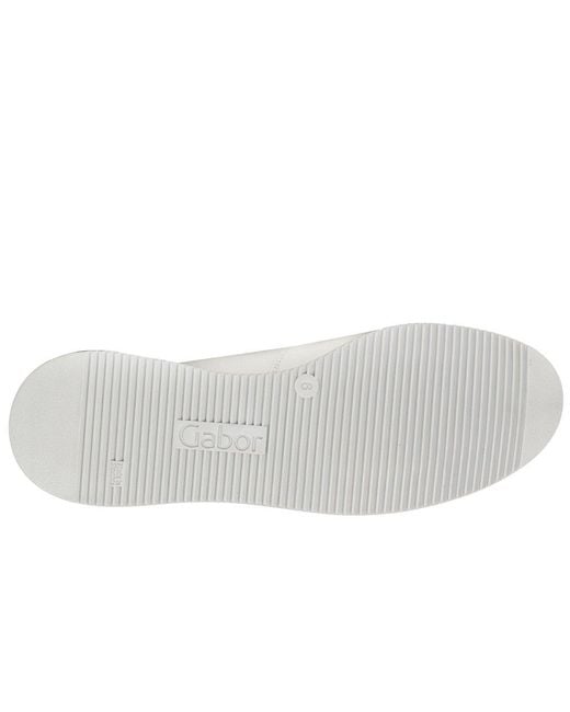 Gabor White Janis Trainers