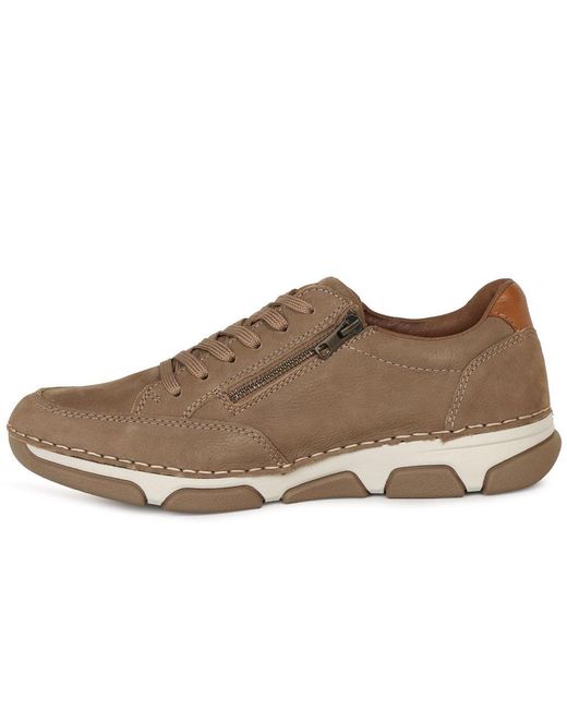 Rieker Brown Loredo Shoes for men
