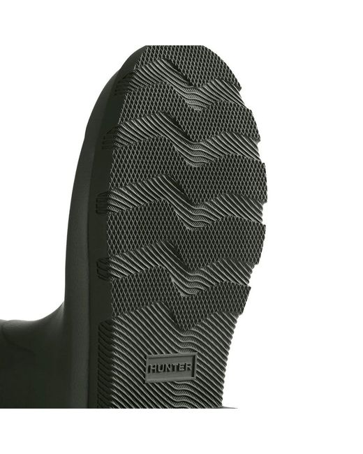 Hunter Black Downpour Adjustable Wellingtons