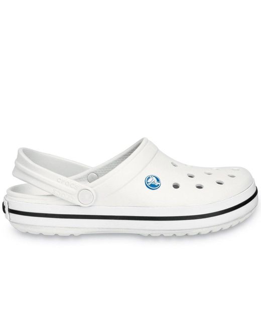 CROCSTM White Crocband Clogs