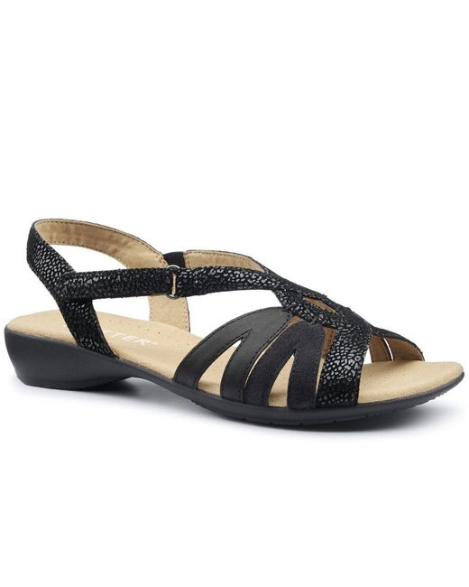 Hotter Blue Flare Sandals
