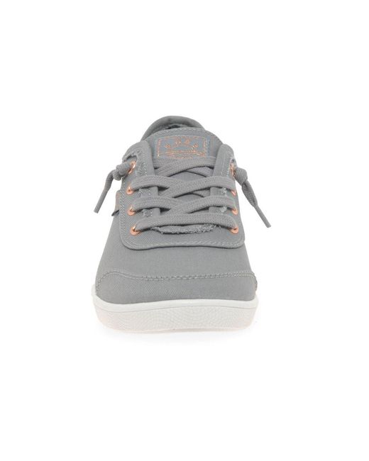 Skechers Gray Bobs B Cute Canvas Trainers