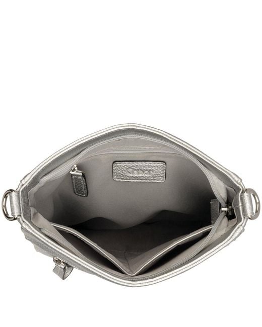 Gabor Gray Silena Cross Messenger Bag