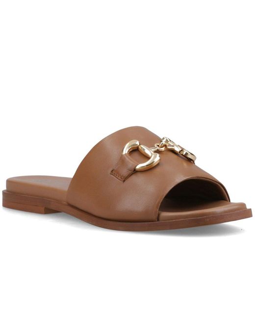 Hush Puppies Brown Lana Mules