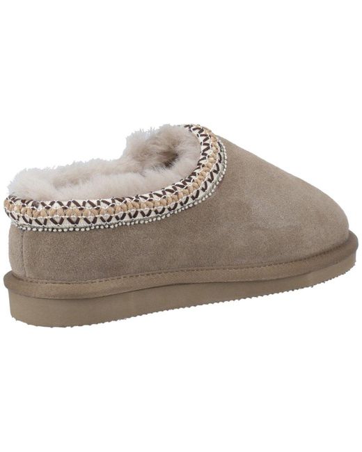 Cotswold Gray Foxmoor Slippers