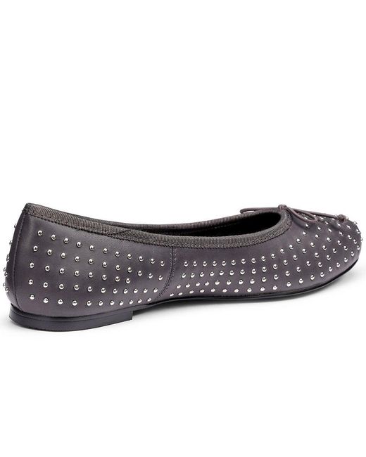 Hotter Black Ebba Ballerina Pumps
