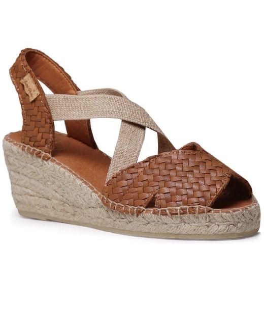 Toni Pons Brown Salina Espadrilles Wedge Heel Sandals