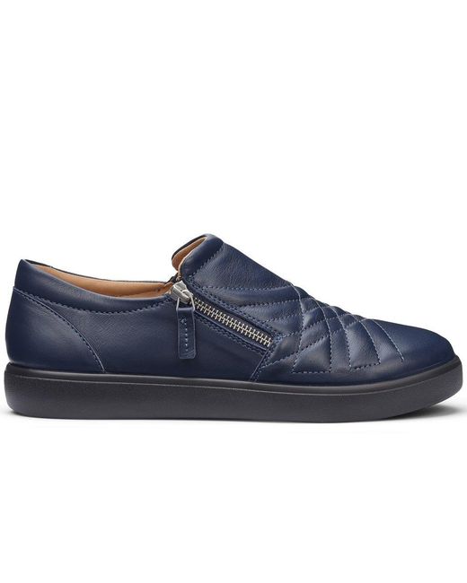 Hotter Blue Poppy Extra Wide Trainers