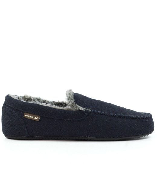 Goodyear Blue Hendrix Slippers for men
