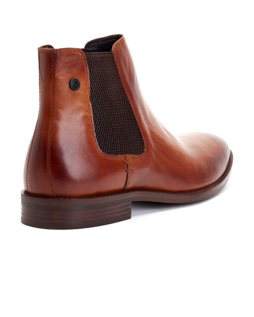 Base London Brown Virgil Ankle Boots for men