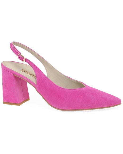 Paul Green Pink Willa Open Court Shoes