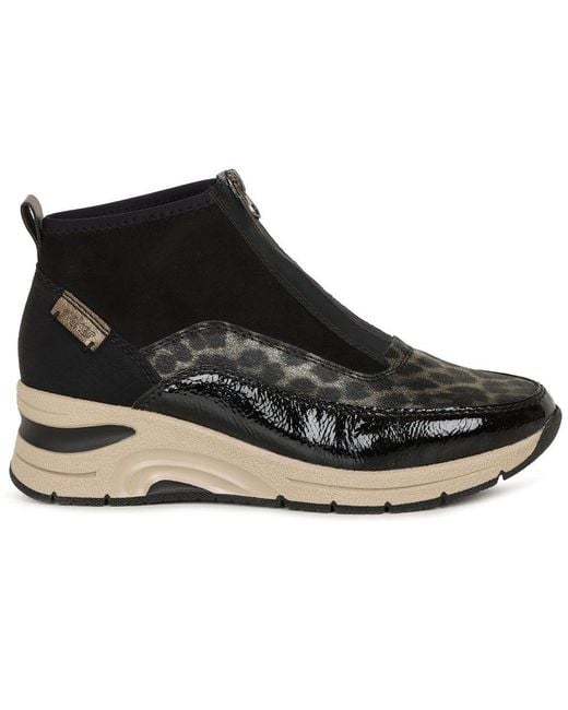 Rieker Black Athens Ankle Boots