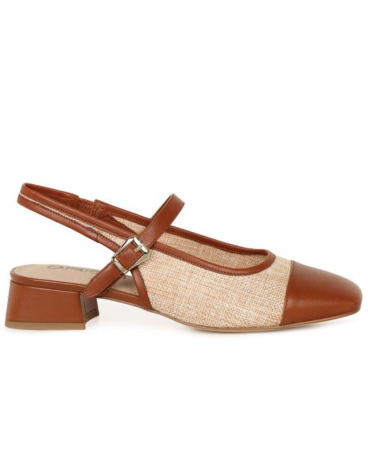 Caprice Brown Voyage Open Court Shoes