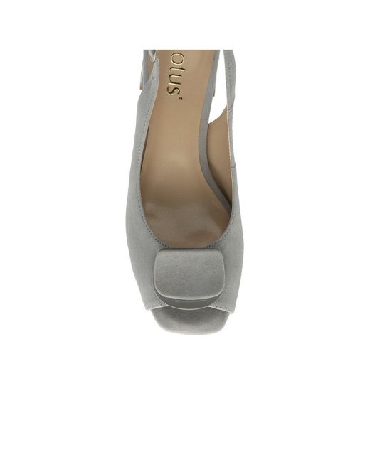 Lotus Metallic Josefa Heeled Sandals