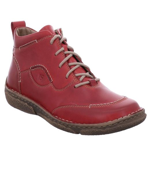Josef Seibel Red Neele 34 Womens Ankle Boots