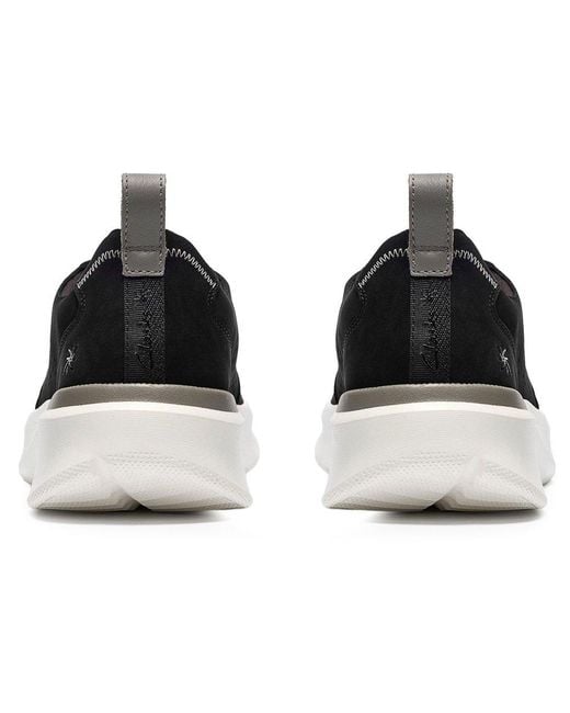 Clarks Black Solevana Style Trainers for men