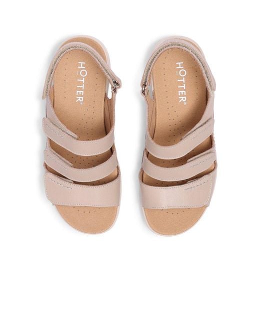 Hotter Natural Abigail Wide Sandals