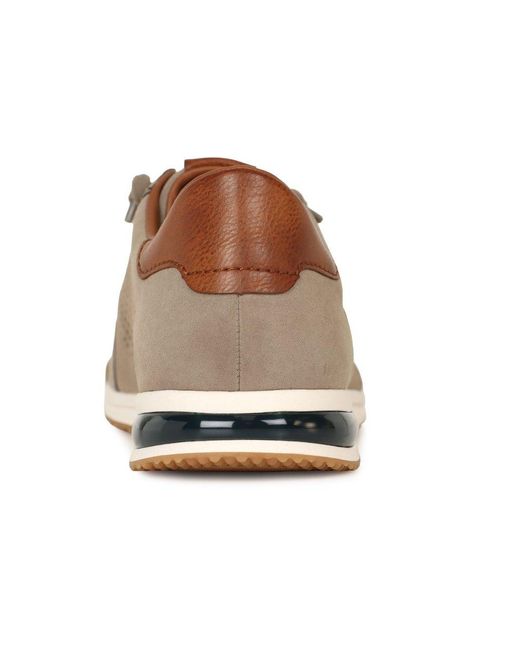 Bugatti Gray Treble Trainers for men