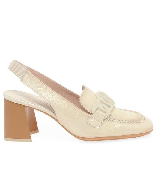 Hispanitas White Malta Link Open Court Shoes
