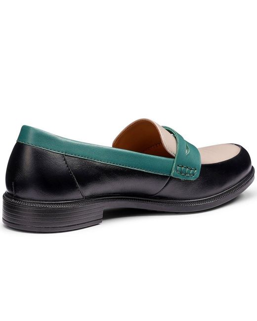 Hotter Blue Dorset Penny Style Loafers