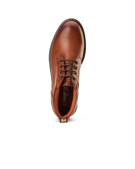 Base London Brown Cobalt Chukka Boots for men