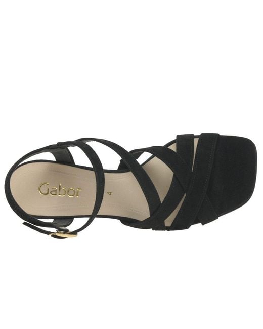 Gabor White Damon &Apos;S Sandals Suede