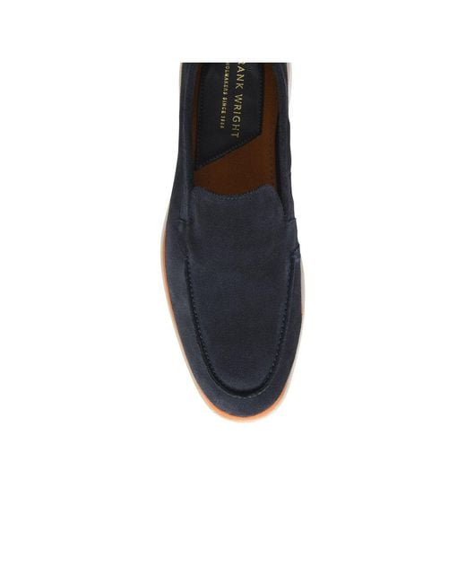 Frank Wright Blue Simmons Ii Loafers for men