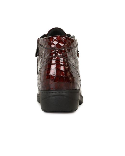 Caprice Brown Amanda Ankle Boots