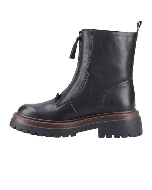 Hush Puppies Black Roxanna Ankle Boots