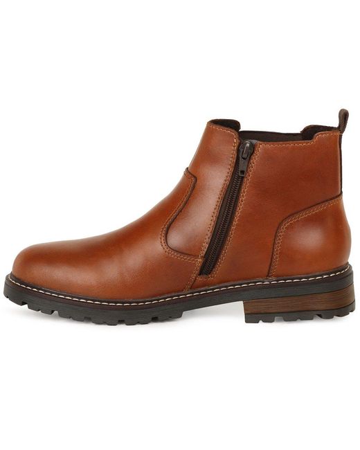 Rieker Brown Dallas Chelsea Boots for men
