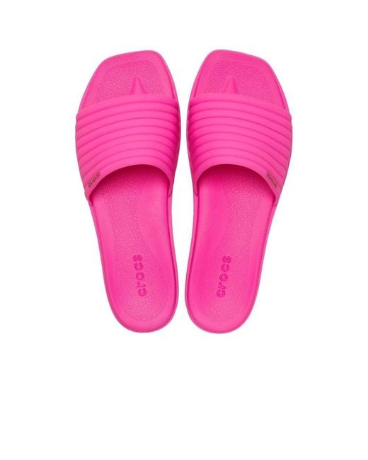 CROCSTM Pink Miami Slide Sandals