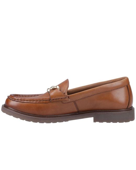Hush Puppies Brown Verity Snaffle Loafers