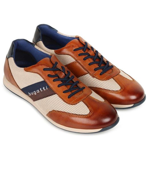 Bugatti Brown Truman Trainers for men