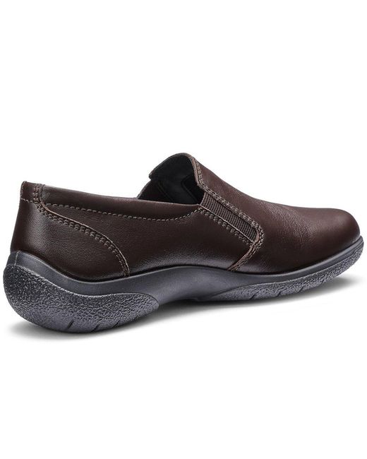 Hotter Black Glove Ii Slip On Shoes