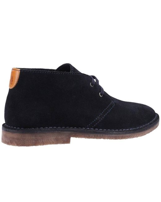 Hush Puppies Blue Samuel Desert Boots for men