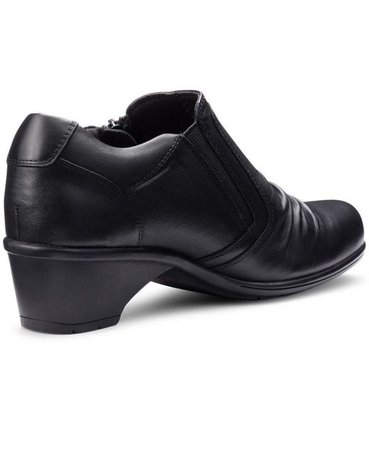 Hotter Black Sutton High Cut Court Shoes