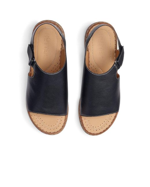 Hotter Blue Mena Mule Sandals