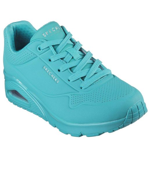Skechers Blue Uno Stand On Air Trainers
