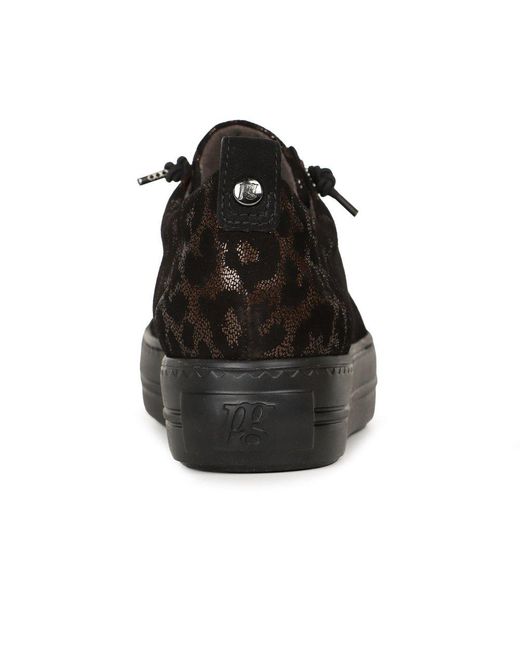 Paul Green Black Elina Trainers