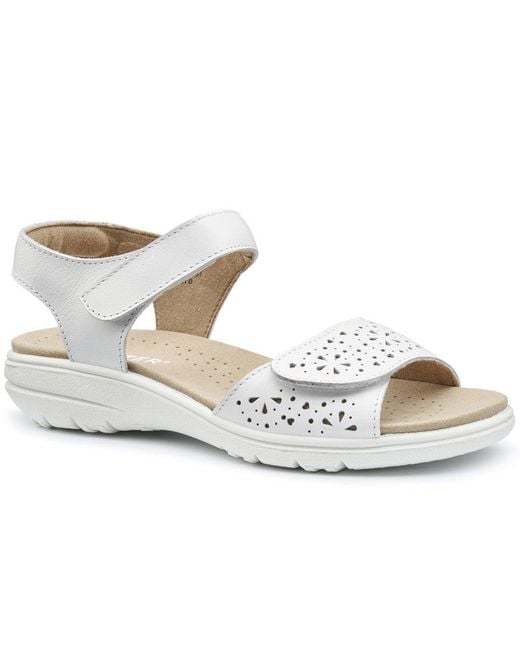 Hotter Metallic Leah Ii Wide Fit Sandals