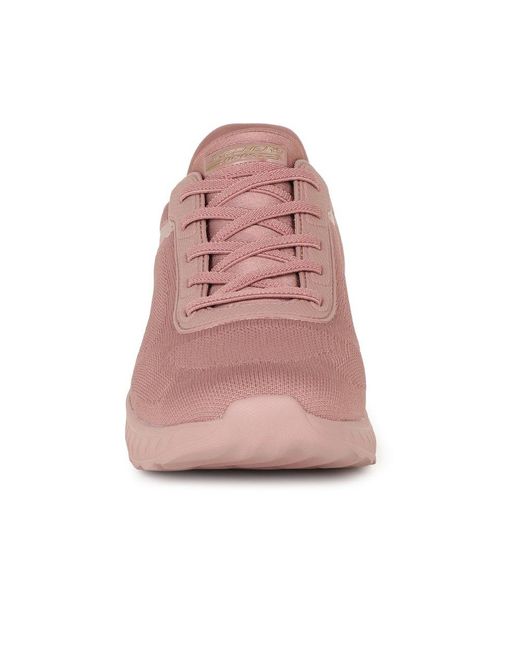 Skechers Pink Bobs Squad Chaos Slip