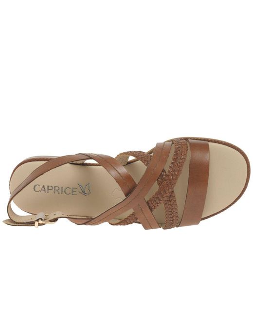 Caprice Brown Marrakesh Sandals