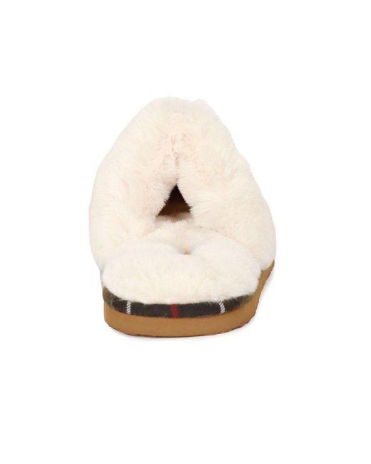 Barbour Brown Claudia Mule Slippers