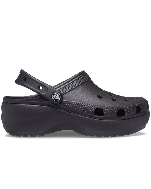 CROCSTM Gray Classic Platform Clogs