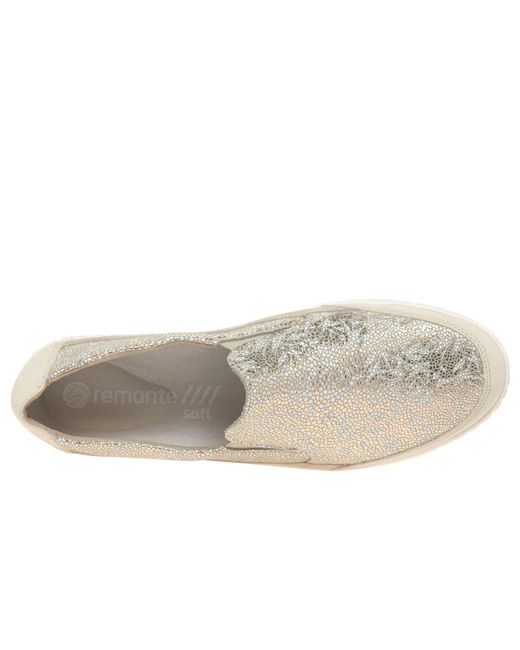 Remonte White Alanya Slip On Shoes