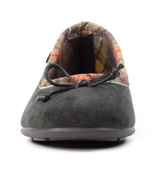 Lunar Blue Bow Slippers