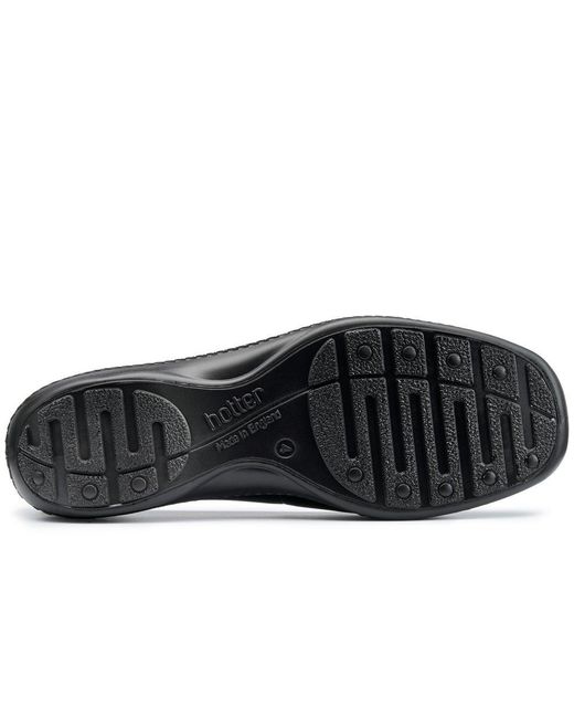 Hotter Black Grace Pumps