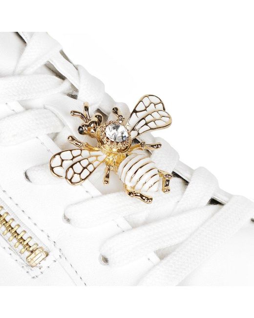 Gabor White Dotcom Trainers