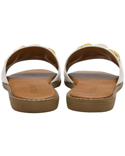 Lotus White Vida Sandals