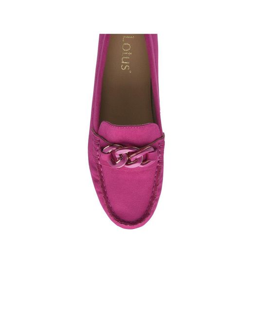 Lotus Purple Coma Loafers